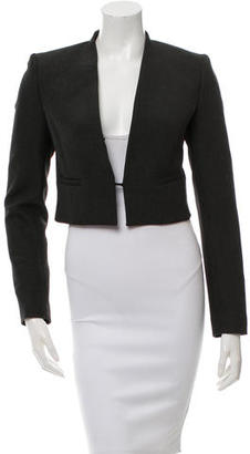 Alice + Olivia Cropped Open Front Blazer