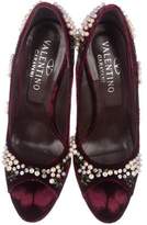 Thumbnail for your product : Valentino Beaded Pumps
