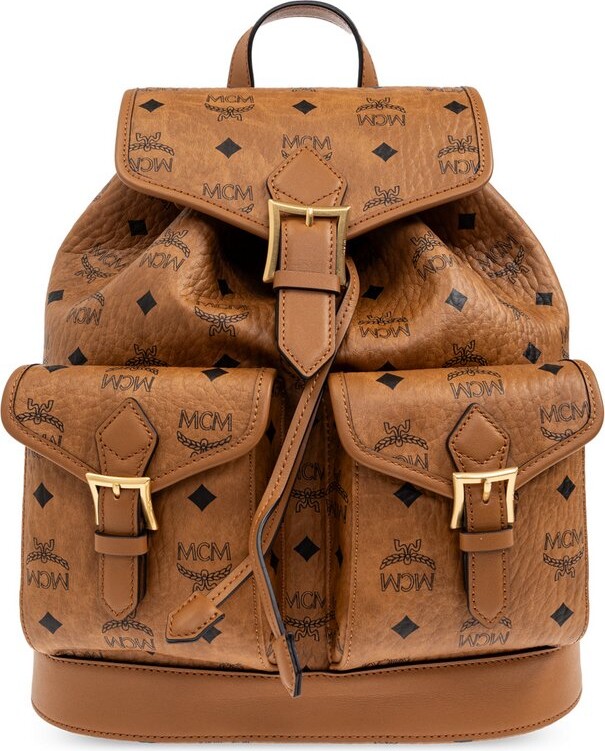 MCM Aren Drawstring Small Backpack