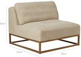 Thumbnail for your product : OKA Botero Armless Sofa Chair