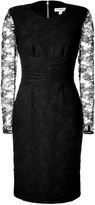 Thumbnail for your product : Burberry Lace Sleeve Sheath