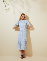 Thumbnail for your product : Marks and Spencer Ditsy Floral Puff Sleeve Midi Tea Dress