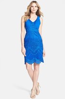 Thumbnail for your product : Sue Wong Soutache Embroidered Sheath Dress