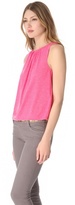 Thumbnail for your product : Alice + Olivia AIR by Gathered Neck Tank