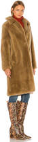 Thumbnail for your product : Yves Salomon Meteo Woven Wool Coat