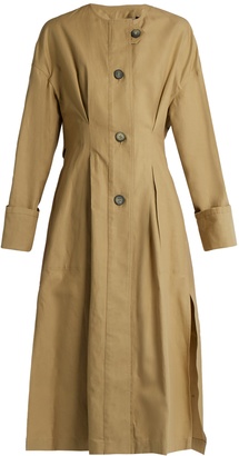 Isabel Marant Slater cotton and linen-blend trench coat