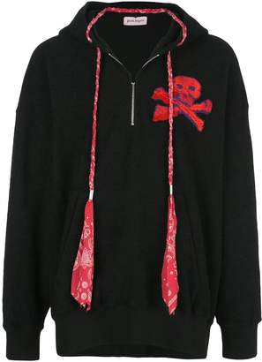 Palm Angels contrast hooded jacket