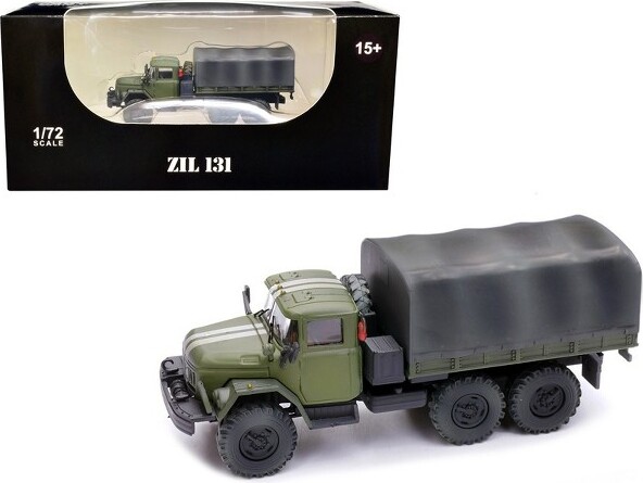 ZIL131CargoTruckGreenwithWhiteStripes\