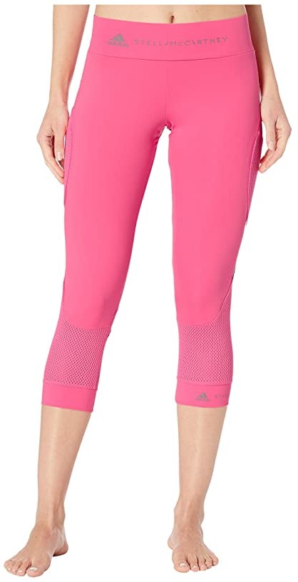adidas by Stella McCartney Performance Essential 3/4 Tights FS7579 (Solar  Pink) Women's Casual Pants - ShopStyle