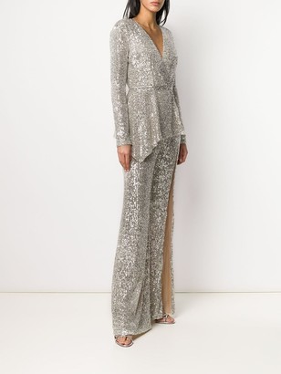 Loulou Sequin Embroidered Jumpsuit
