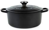 Thumbnail for your product : Le Creuset Satin Black Round Casserole Dish (24cm)