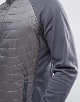 Marmot Variant Quilted Hybrid Jacket in Gray