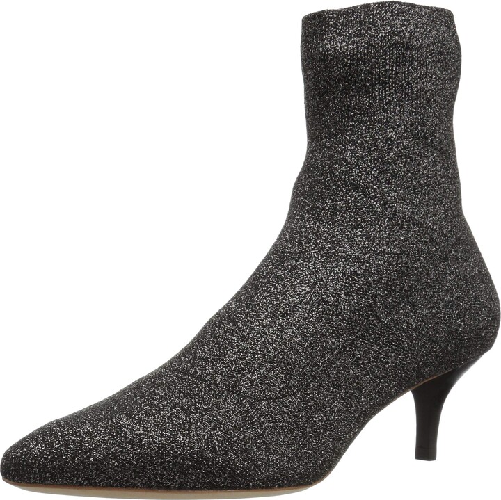 stretch booties low heel