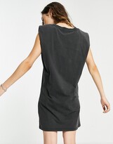Thumbnail for your product : AllSaints Coni sleeveless t-shirt dress in acid wash