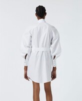 Thumbnail for your product : The Kooples Belted white cotton dress with pockets