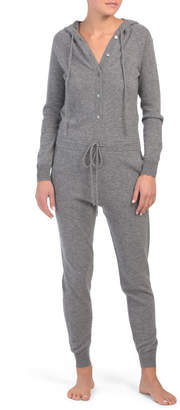 Hooded Cashmere Jumpsuit