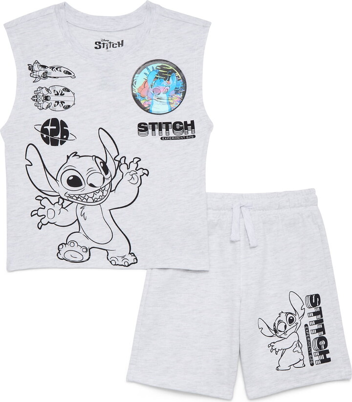 Stitch Boys Tank Top and Shorts Set, 2-Piece, Sizes 4-10