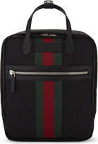 Gucci Web stripe techno canvas backpack