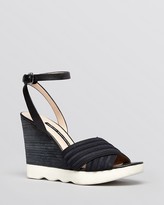 Thumbnail for your product : French Connection Platform Wedge Ankle Strap Sandals - Jane