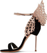 Thumbnail for your product : Sophia Webster Black Evangeline Heeled Sandals