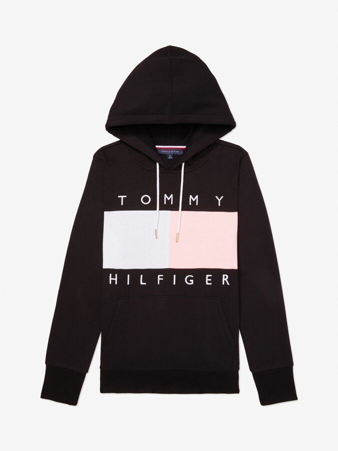 Tommy Hilfiger Essential Pieced Flag Hoodie - ShopStyle