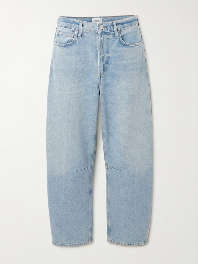 Citizens of Humanity - Miro Mid-rise Barrel-leg Recycled Jeans - Blue