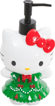 Hello Kitty Christmas Tree Dress Pump Dispenser Bottle