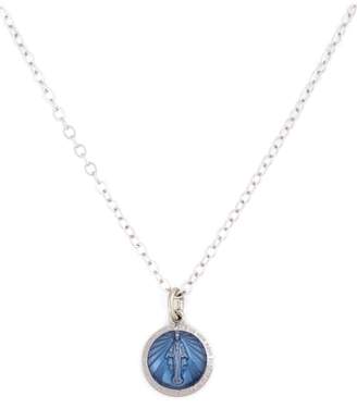 Speidel Miraculous Medal Sterling Silver Pendant Necklace