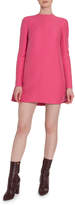 Thumbnail for your product : Valentino Crepe Couture Draped-Back Shift Dress
