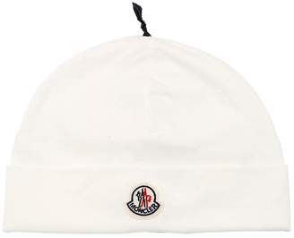 Moncler Double Cotton Jersey Hat W/ Logo