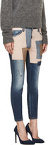 Thumbnail for your product : DSQUARED2 Blue Patchwork Cool Girl Blue Haze Jeans