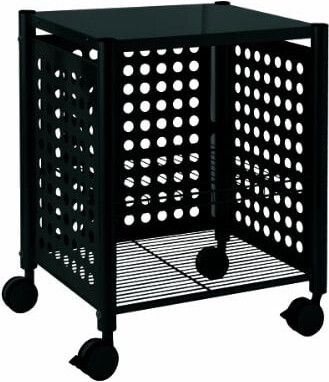 Vertiflex Underdesk Machine Electronic Stand with Drawers, for up to 25-1/4"x15-3/4"x15-3/4", Black