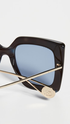 Gucci Evolution Oversized Square Sunglasses