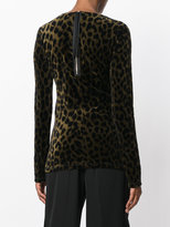Thumbnail for your product : Odeeh leopard sweater