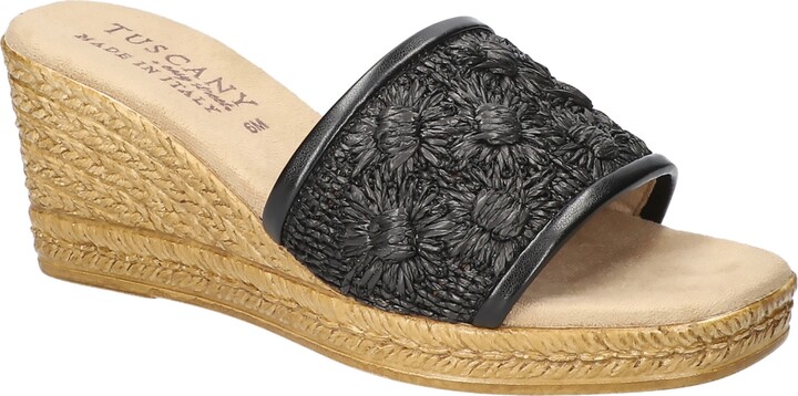 Easy Street Shoes Women's Ricci Wedge Heel Sandals