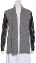 Thumbnail for your product : DKNY Open Front Knit Cardigan Grey Open Front Knit Cardigan
