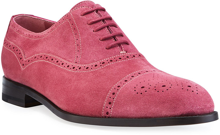 hot pink dress shoes for men