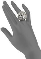 Thumbnail for your product : John Hardy Bedeg Sterling Silver Large Dome Ring
