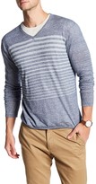 Thumbnail for your product : Autumn Cashmere Striped V-Neck Shirt