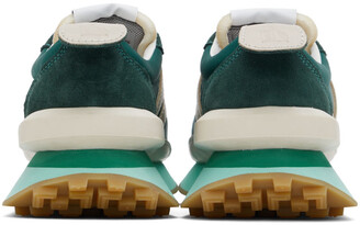 Lanvin Green & Gray Bumper Low-Top Sneakers