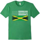 Thumbnail for your product : Jamaican American Flag - USA Jamaica Shirt