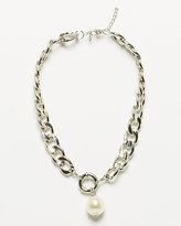 Thumbnail for your product : Le Château Metal & Pearl-like Pendant Necklace