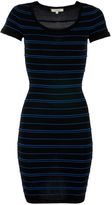 Thumbnail for your product : Morgan Striped Stretch Knit Bodycon Dress