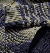 Thumbnail for your product : Missoni Striped Cashmere and Wool-Blend Cardigan