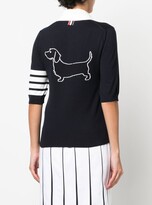 Thumbnail for your product : Thom Browne Hector 4-Bar polo shirt