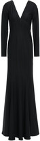 Thumbnail for your product : ZAC Zac Posen Zac Jemmie Fluted Stretch-twill Gown