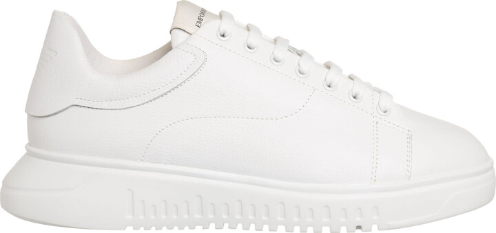 Emporio Armani White Men's Shoes | ShopStyle