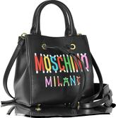 Thumbnail for your product : Moschino Black Leather Mini Satchel Bag w/Detachable Shoulder Strap