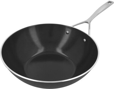 Demeyere AluPro Ceramic 12-inch Aluminum Nonstick Wok