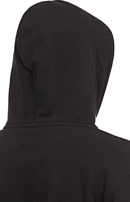 Yohji Yamamoto Men's Cotton Reverse Logo Hoodie
